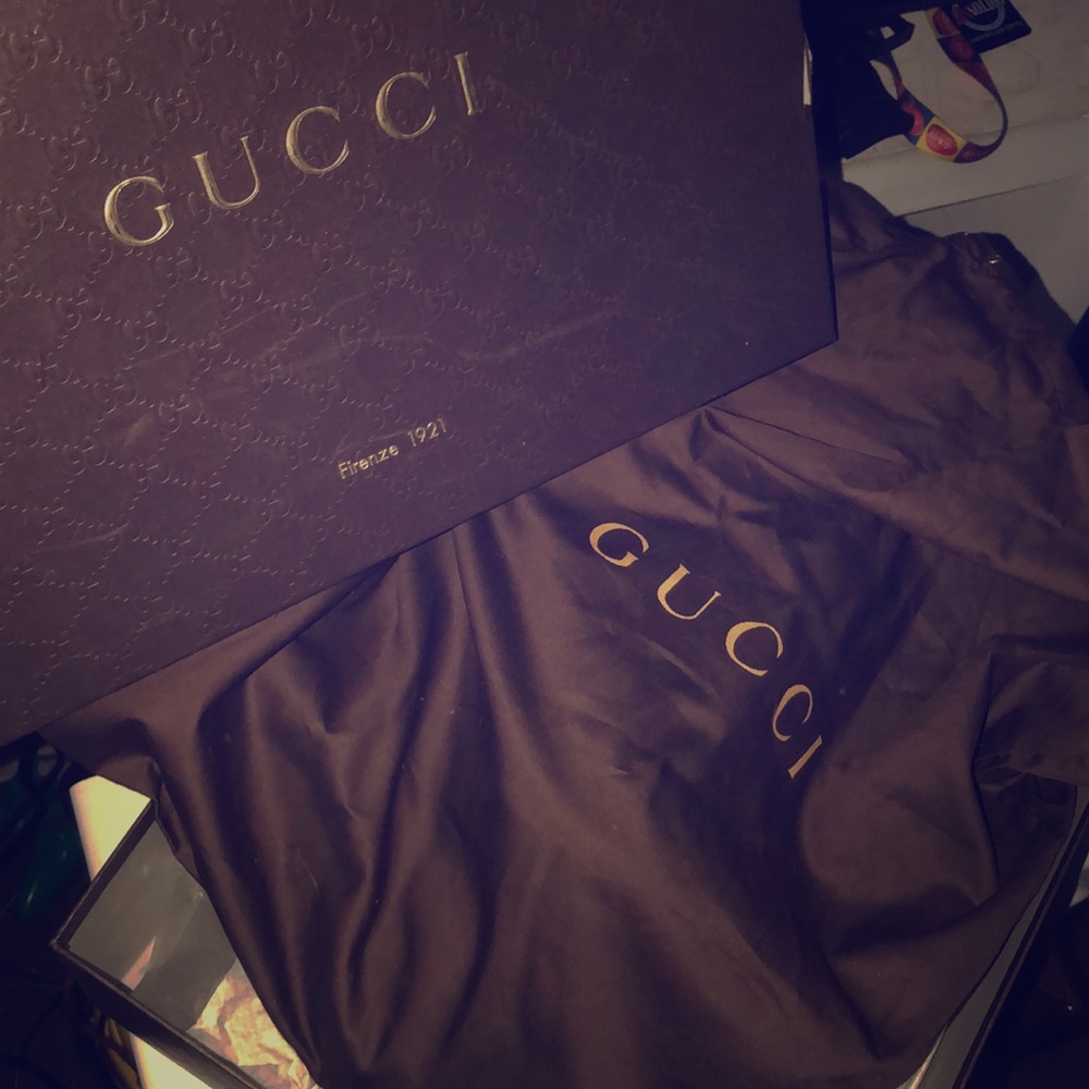 Authentic Gucci stiletto ankle boots